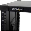 StarTech.com 4-Post 9U Mobile Open Frame Server Rack, 19" Network ...