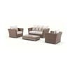 Coco 2+1+1 Seater Outdoor Wicker Lounge Set With Coffee Table