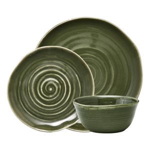 Ecology Ottawa 12 Piece Dinner Set Moss