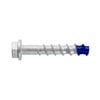 DeWALT 10 x 80mm Blue Tip Galvanised Hex Screw Bolt - 4 Pack