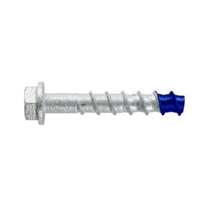 DeWALT 10 x 80mm Blue Tip Galvanised Hex Screw Bolt - 4 Pack