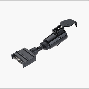 Narva 7 Pin Flat Socket to Large Round Adaptor Trailer Socket