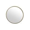 Elegant Collections Metal Round Mirror 80cm - Gold