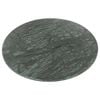 Argon Tableware Marble Chopping Board - 30cm - Green - Round Cutting Board Solid Worktop Protector Mat Serving Platter