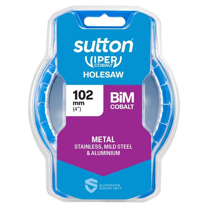 Sutton 102mm Viper Bimetal Cobalt Holesaw