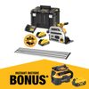 DeWALT 18V XR 165mm Plunge Saw - 5.0Ah POWERSTACK Kit