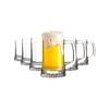 Bormioli Rocco Stern Glass Beer Mugs - 270ml - Pack of 6