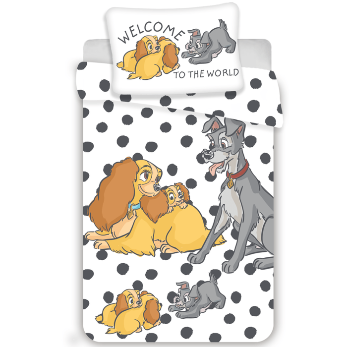 Disney The Aristocats Welcome Kids Cotton Quilt Cover Set - Toddler Bed Size