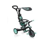 Globber Explorer Toddler/Kids Trike/Stroller/Balance Bike 4 in 1 Mint Green 10m-5y