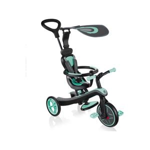 Globber Explorer Toddler/Kids Trike/Stroller/Balance Bike 4 in 1 Mint Green 10m-5y