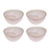 4PK Ismay 750ml Glass Soup/Rice Bowl Dinnerware - Pink