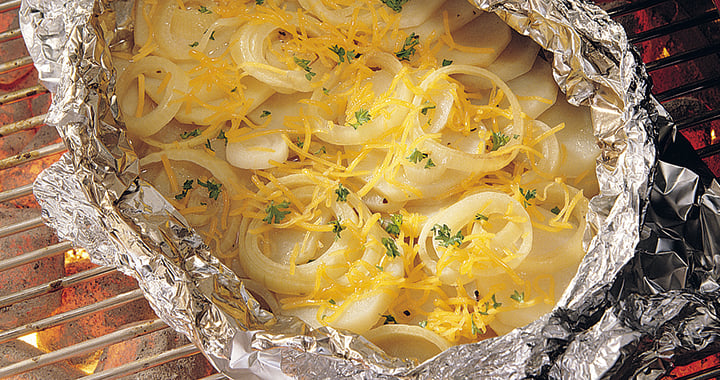 Cheesy Barbecued Potatoes Recipe | Matador BBQs
