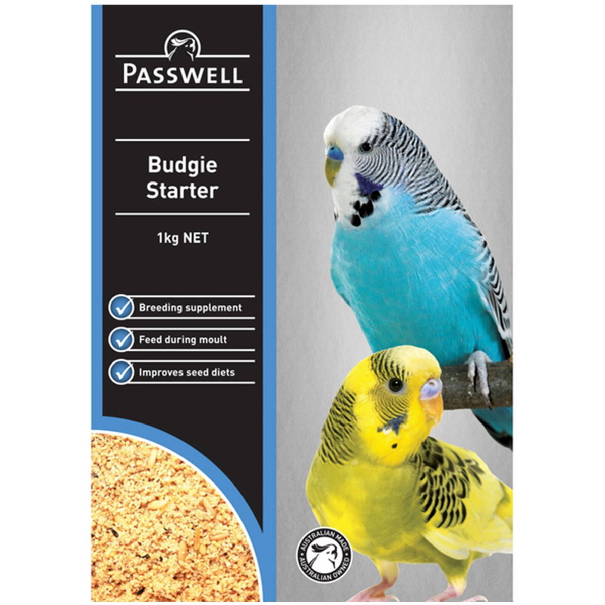 Passwell Budgie Balanced Nutrition Starter Food Supplement 1kg ...