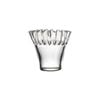 Ecology Tousle Fluted Vase 14cm - Clear