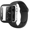 Silicone Sports Watch Band Strap + Case Set - For Apple iWatch 45mm (Black)