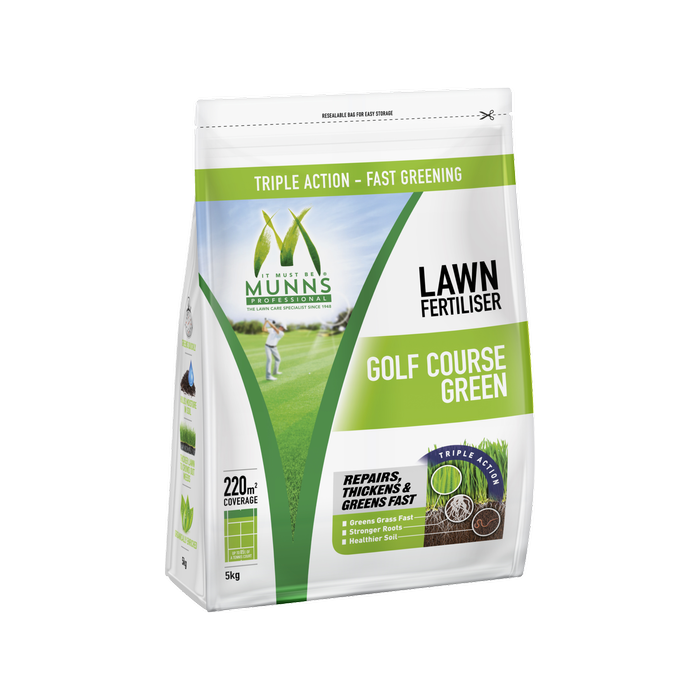 Munns Professional 5kg Golf Course Green Lawn Fertiliser