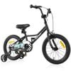 Costway 40cm Kids Bicycle Bike for 3-8 Years Old Boys & Girls Black