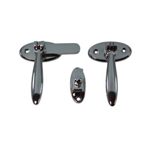 Jaeco French Door Fastener Chrome
