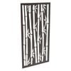 ProtectorAl 300-940w x 941-1840h Black Bamboo Framed Composite Decorative Panel