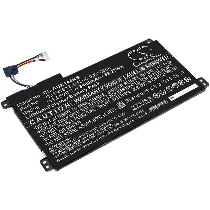 Cameron Sino C31n1912, 0b200-03680300 Battery Replacement [cs-auk144nb]