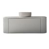 Rick McLean's Bathware 1200mm Fluted White Vanity Unit