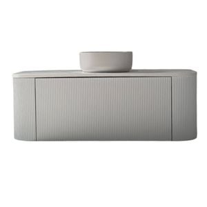 Rick McLean's Bathware 1200mm Fluted White Vanity Unit