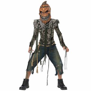 Pumpkin Creature Horror Monster Creepy Spooky Halloween Boys Costume M