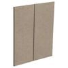 Kaboodle Raw Board Modern Corner Wall Cabinet Doors - 2 Pack - Modern