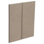 Kaboodle Raw Board Modern Corner Wall Cabinet Doors - 2 Pack - Modern