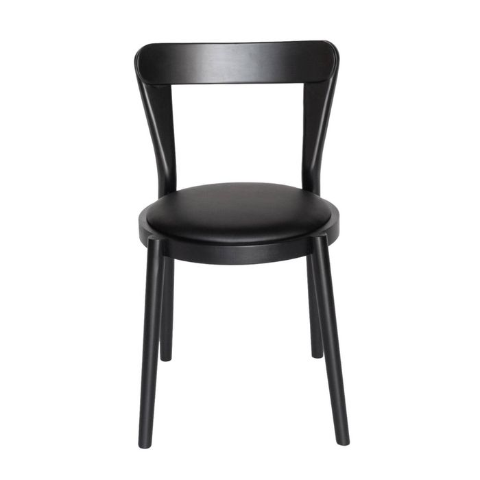 SK Designer Living | Replica Passoni Pagaia Dining Chair | PU Leather - Black