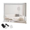 Yezi Crystal Makeup Mirror 3-Colour LED USB Charging 58x46CM