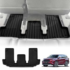 3D Third Row Seat Floor Mat for Toyota Kluger 2021-Onwards Heavy Duty All Weather Mats Carpet Liner