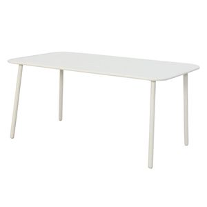 Marquee White Frankie Steel Board Table