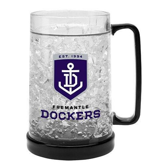 Afl Freeze Mug - Fremantle Dockers -   - 375ml - Gel Freeze Mug Cup