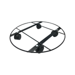 EDEN 30cm Heavy Duty Round Pot Plant Trolley