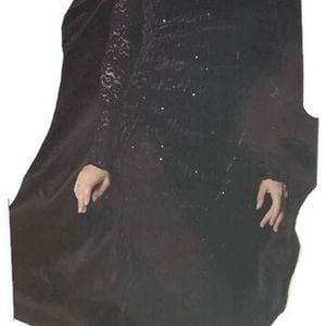 Adult Cape Cloak Hooded Robe Halloween Vampire Witch Wizard 140cm Black