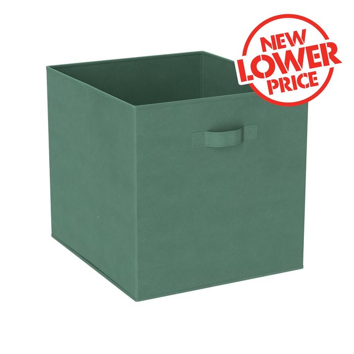 Flexi Storage Clever Cube Hedge Green Fabric Insert