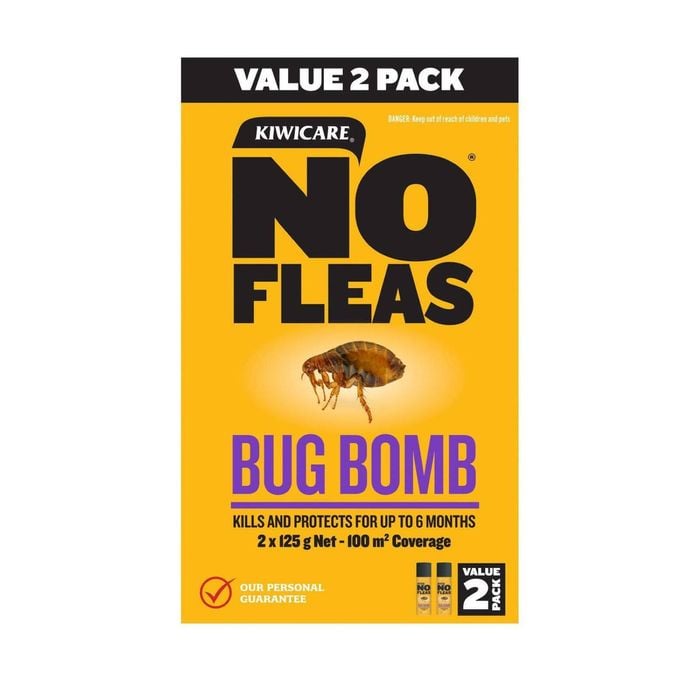 Kiwicare 125g NO Fleas Bug Bomb - 2 Pack