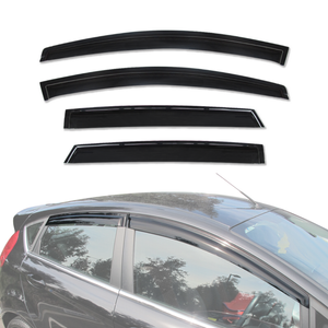 AUSGO Weather Shields for Ford Fiesta Hatch 2008-2019 Weathershields Window Visors Wind Deflectors