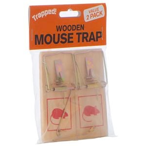 Trapped! Wooden Mouse Traps - 2 Pack