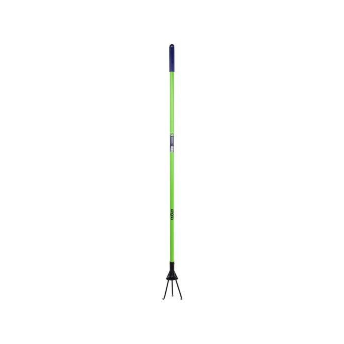 Saxon 153mm 3 Prong Fibreglass Long Handle Cultivator