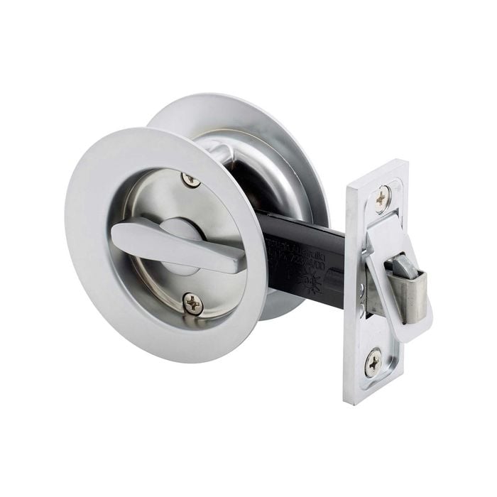 Schlage Satin Chrome Plate Round Privacy Cavity Slider 