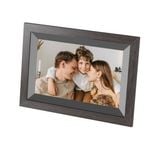 Kodak 10-inch Classic Wooden Digital Photo Frame along with two extra frames in Black and White