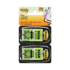 Post-it Flags (100pk) (Sign & Date)