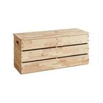 Natural Signature 1000mm Raw Natural Wooden Storage Bench