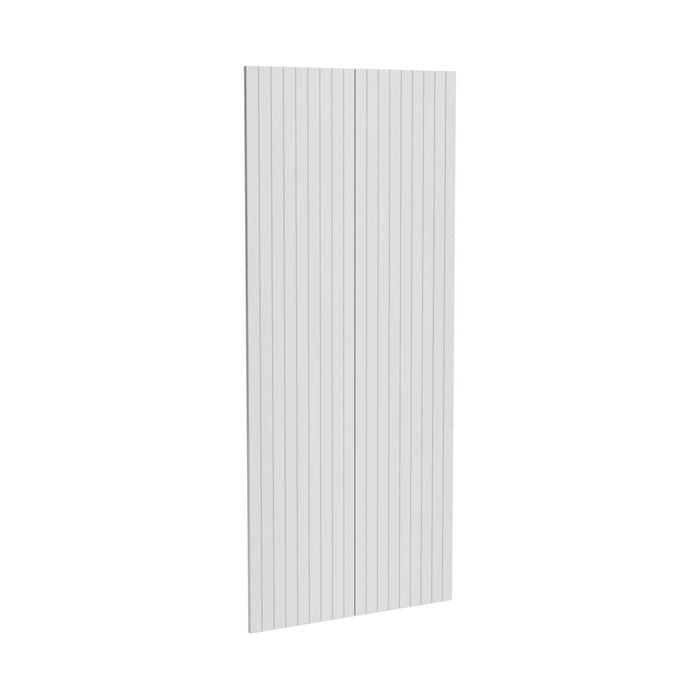 Kaboodle 900mm Sesame Salt V-Groove Pantry Doors - 2 Pack