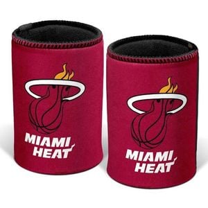 NBA Stubby Can Cooler - Miami Heat - Rubber Base - Single