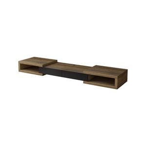 Tauris 2500mm Dark Oak Split Entertainment Unit, TV Cabinet, TV Unit