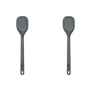 2PK Zyliss Spoontula Nylon/Silicone Cooking Utensil 31cm Large - Grey