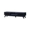 Clancy Entertainment Unit Modern TV Cabinet TV Stand 180cm 2 doors 1 drawer black woodgrain